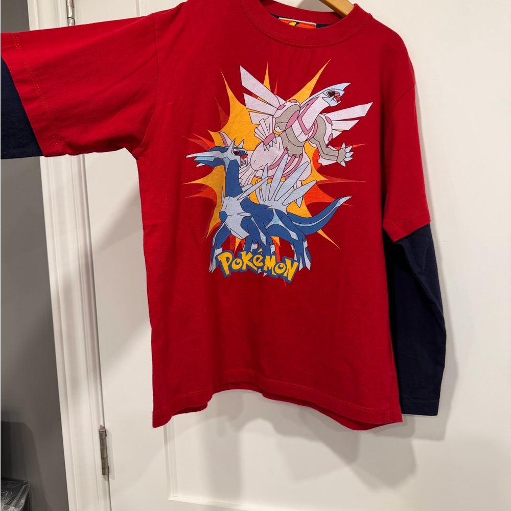 Pokemon Red and Navy Long Sleeve Tee - Picture 15 of 16